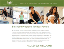 Tablet Screenshot of bayfunctionalfitness.com
